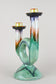 MID CENTURY, AUSTRIA, CERAMIC CANDLE HOLDER, MARKED, 1950