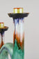 MID CENTURY, AUSTRIA, CERAMIC CANDLE HOLDER, MARKED, 1950