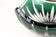 EMERALD GREEN CUT GLASS BOWL, VAL SAINT LAMBERT, BELGIUM, 1960