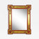 20TH CENTURY, AUSTRIA, ART NOUVEAU, WALL MIRROR, GILT, RED