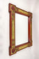 20TH CENTURY, AUSTRIA, ART NOUVEAU, WALL MIRROR, GILT, RED