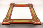 20TH CENTURY, AUSTRIA, ART NOUVEAU, WALL MIRROR, GILT, RED