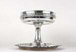 SILVERED, ART NOUVEAU, CENTERPIECE, BOWL, WMF, AUSTRIA, 1915