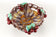 MID CENTURY, CERAMIC BOWL, CHERRIES, ST PETER, AUSTRIA, 1960