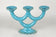 20TH CENTURY, AUSTRIA, TURQUOISE, ART DECO, CERAMIC CANDLEHOLDER