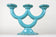 20TH CENTURY, AUSTRIA, TURQUOISE, ART DECO, CERAMIC CANDLEHOLDER