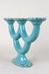 20TH CENTURY, AUSTRIA, TURQUOISE, ART DECO, CERAMIC CANDLEHOLDER