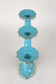20TH CENTURY, AUSTRIA, TURQUOISE, ART DECO, CERAMIC CANDLEHOLDER