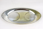 ART NOUVEAU, SILVERED BRASS GOBLETS, TRAY, 20TH CENTURY, 1910, AUSTRIA