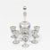 20TH CENTURY, AUSTRIA, GLASS DECANTER SET, ENAMEL PAINTINGS, 1980S