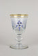 20TH CENTURY, AUSTRIA, GLASS DECANTER SET, ENAMEL PAINTINGS, 1980S
