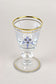 20TH CENTURY, AUSTRIA, GLASS DECANTER SET, ENAMEL PAINTINGS, 1980S