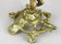 19TH CENTURY, AUSTRIA, SCULPTURAL FIREGILT BAROQUE REVIVAL BRASS CANDLEHOLDER, 1880