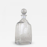 20TH CENTURY, AUSTRIA, ART NOUVEAU, LIQUOR GLASS, HANDCRAFTED DECANTER