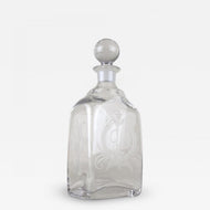 20TH CENTURY, AUSTRIA, ART NOUVEAU, LIQUOR GLASS, HANDCRAFTED DECANTER