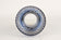 20TH CENTURY, CZECH REPUBLIC, BLUE IRIDESCENT GLASS, ENGRAVED VASE