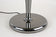 MID-CENTURY, ITALY, TABLE LAMP, GREY CHROMED, BRASS, 1970
