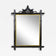 19TH CENTURY, GERMANY, BLACK FOREST, RUSTIC MIRROR, HANDCARVED, BASSWOOD, CIRCA 1870