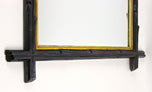 RUSTIC,BLACK,FOREST,WALL,MIRROR,19TH,CENTURY