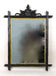 19TH CENTURY, GERMANY, BLACK FOREST WALL MIRRORS, RUSTIC, GILT BARS