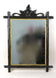 19TH CENTURY, GERMANY, BLACK FOREST WALL MIRRORS, RUSTIC, GILT BARS