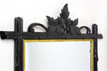19TH CENTURY, GERMANY, BLACK FOREST WALL MIRRORS, RUSTIC, GILT BARS