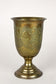 19TH CENTURY, AUSTRIA, BIEDERMEIER BRASS GOBLETS, VASES, HANDCRAFTED