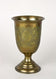 19TH CENTURY, AUSTRIA, BIEDERMEIER BRASS GOBLETS, VASES, HANDCRAFTED
