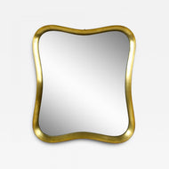 20TH CENTURY, AUSTRIA, MODERNIST, GILT, WALL MIRROR