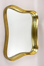 20TH CENTURY, AUSTRIA, MODERNIST, GILT, WALL MIRROR