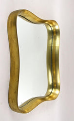 20TH CENTURY, AUSTRIA, MODERNIST, GILT, WALL MIRROR