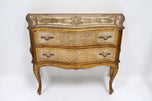 18TH CENTURY STYLE VENETIAN SERPENTINE COMMODE, CHEST OF DRAWERS, ITALY, 1940