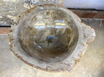 ORGANIC MODERN, PETRIFIED WOOD, PEDESTAL SINK, INDONESIA