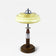 ART DECO, AUSTRIA, TABLE LAMP, GLASS LAMPSHADE, 20TH CENTURY