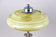 ART DECO, AUSTRIA, TABLE LAMP, GLASS LAMPSHADE, 20TH CENTURY