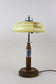 ART DECO, AUSTRIA, TABLE LAMP, GLASS LAMPSHADE, 20TH CENTURY