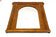 19TH CENTURY, BOHEMIA, BIEDERMEIER, WALL MIRROR, ASH, BURR WALNUT