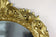 19TH CENTURY, AUSTRIA, FLORRENTINE OVAL GILT WALL MIRROR, 1810