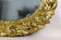 19TH CENTURY, AUSTRIA, FLORRENTINE OVAL GILT WALL MIRROR, 1810