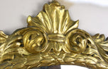 19TH CENTURY, AUSTRIA, FLORRENTINE OVAL GILT WALL MIRROR, 1810