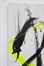 THREE-PART PAINTING, EVE & THE SNAKE, ACRYL ON CANVAS, AUSTRIA, 2024