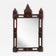 19TH CENTURY, AUSTRIA, RUSTIC TRAMP ART WALL MIRROR, HANDCARVED, CA 1880