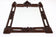 19TH CENTURY, AUSTRIA, RUSTIC TRAMP ART WALL MIRROR, HANDCARVED, CA 1880