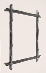 19TH CENTURY, AUSTRIA, RUSTIC WALL MIRROR, BLACK FOREST, CIRCA 1880