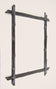 19TH CENTURY, AUSTRIA, RUSTIC WALL MIRROR, BLACK FOREST, CIRCA 1880