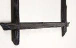 19TH CENTURY, AUSTRIA, RUSTIC WALL MIRROR, BLACK FOREST, CIRCA 1880