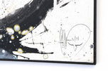 ABSTRACT PAINTING, SNOWBALL EFFECT, ACRYLIC ON CANVAS, SIGNED, 2011