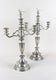 19TH CENTURY, AUSTRIA, SOLID SILVER, CANDELABRAS, PAIR