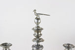 19TH CENTURY, AUSTRIA, SOLID SILVER, CANDELABRAS, PAIR