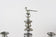 19TH CENTURY, AUSTRIA, SOLID SILVER, CANDELABRAS, PAIR